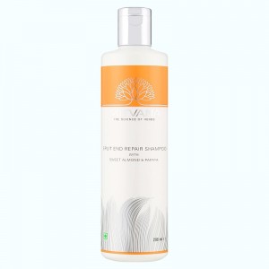 Купить оптом Шампунь для волос против секущихся кончиков Split End Repair Shampoo with Sweet Almond & Papaya, MITVANA - 200 мл