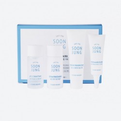 Купить оптом Набор мини-средств для чувствительной кожи лица Etude House Soon Jung Skin Care Trial Kit - 4 шт.