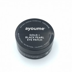 Патчи для глаз с золотом и черным жемчугом Ayoume GOLD+BLACK PEARL EYE PATCH - 60 шт.