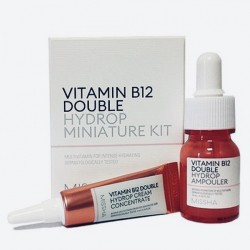 Фото Набор мини-средств для лица сыворотка+крем с витамином Missha Vitamin B12 Double Hydrop Special Kit - 10+5 мл