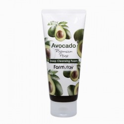 Пенка для умывания с авокадо FarmStay Avocado Premium Pore Deep Cleansing Foam - 180 мл