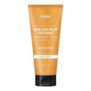 Купить оптом Кондиціонер-маска для волосся пивний Kundal Beer Yeast Hair Loss Relief Treatment Herb Mint 200ml