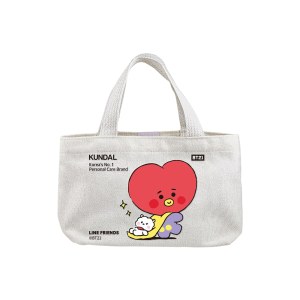 Купить оптом Екосумка Kundal Eco Bag BT21 Edition Juicy Peach (TATA) 28,5х33х19см