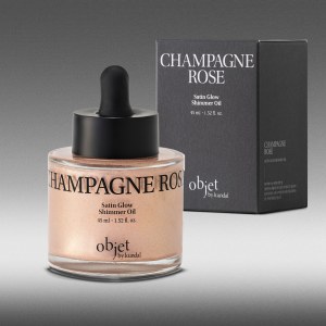 Купить оптом Парфумований шимер для тіла Objet by Kundal Satin Glow Shimmer Oil Champagne Rose 45ml