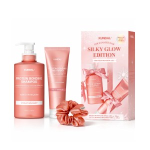 Купить оптом Набір для пошкодженного волосся Holiday Silk Glow Edition Protein Bonding Care Set Ylang Ylang Shampoo 500ml & Treatment 250ml +