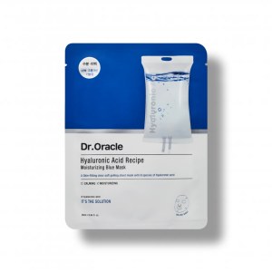 Купить оптом Маска для обличчя тканинна інтенсивно зволожуюча Dr. Oracle Hyaluronic Acid Recipe Moisturizing Blue Mask 1ea