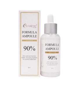 Купить оптом Сироватка для обличчя омолоджуюча з золотом 90% ESTHETIC HOUSE Formula Ampoule Gold Snail 90% , 80 мл