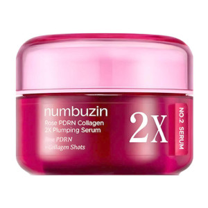 Купить оптом Сыворотка-желе для упругости кожи с PDRN и коллагеном No.2 Rose PDRN Collagen 2X Plumping Serum, NUMBUZIN - 30 мл