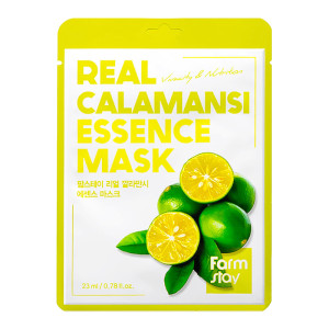 купить Тканевая маска для лица с каламанси FARMSTAY REAL CALAMANSI ESSENCE MASK - 23 мл