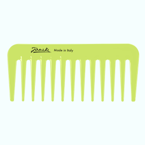 Расческа Mini Supercomb With Wide Teeth неоново-салатовая, Janeke - 1шт