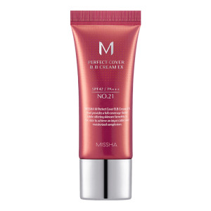 Купить оптом ВВ-крем с идеальным покрытием M Perfect Cover BB Cream EX №21 SPF42 PA+++, MISSHA - 20 мл