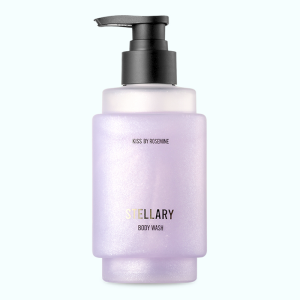 Гель для душа парфюмированный с шимером Stellary Body Wash BLISS, Kiss by Rosemine - 300 мл