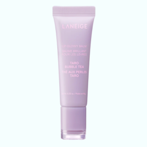 Бальзам для губ сияющий в тубе Lip Glowy Balm Tarо Bubble Teа, Laneige - 10 г