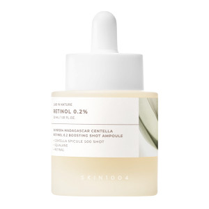 Купить оптом Антивозрастная сыворотка для лица с витамином А и микроиглами Retinol 0.2 Boosting Shot Ampoule, SKIN1004 - 30 мл