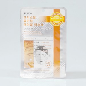 Купить оптом Тканевая маска с гиалуроном Mijin Junico Crystal All-in-one Facial Mask Hyaluronic Acid - 25 мл