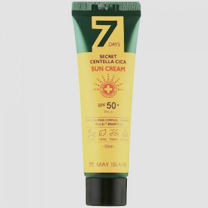 Купить оптом Солнцезащитный крем для проблемной кожи May Island 7 Days Secret Centella Cica Sun Cream - 30 мл