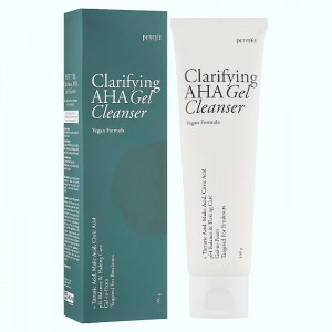 Купить оптом Гель-пенка для умывания с кислотами Clarifying AHA Gel Cleanser, PETITFEE - 100 мл