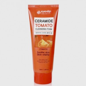 Купить оптом Пенка для умывания с томатом Eyenlip Ceramide Tomato Cleansing Foam - 100 мл