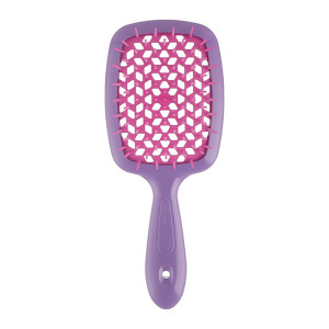 Купить оптом Расческа SMALL SUPER BRUSH фуксия с малиновым, Janeke