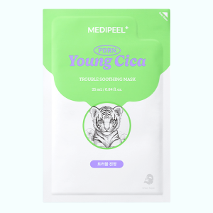 Купить оптом Тканевая маска для лица с центеллой Young Cica PDRN Trouble Soothing Mask, MEDI-PEEL - 25 мл