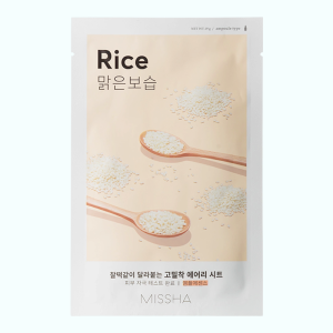 Купить оптом Тканевая маска с экстрактом риса Airy Fit Sheet Mask Rice, MISSHA - 1 шт