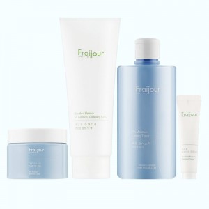 Набор базового ухода Fraijour для сухой и чувствительной кожи с центелой и пробиотиками Pro-moisture & Heartleaf foam250+ toner500+ cream50+10ml