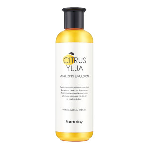 купить Эмульсия для лица с экстрактом юдзу Citrus Yuja Vitalizing Emulsion, FarmStay - 280 мл