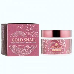 Осветляющий крем для лица с улиточным фильтратом ENOUGH Gold Snail Moisture Whitening Cream - 50 мл