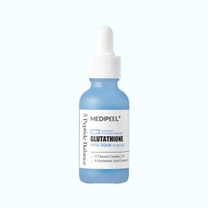 Сыворотка для лица увлажняющая осветляющая Glutathione Hyal Aqua Ampoule, MEDI-PEEL - 30 мл