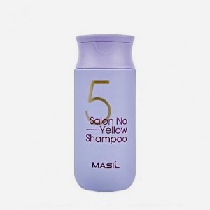Низкокислотный шампунь для блондинок MASIL 5 SALON NO YELLOW SHAMPOO - 150 мл