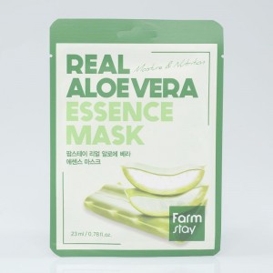 Тканевая маска для лица с алоэ FARMSTAY REAL ALOE VERA ESSENCE MASK - 23 мл