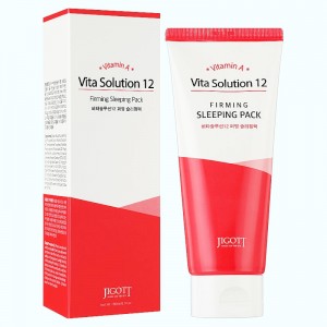 Купить оптом Ночная маска подтягивающая Vita Solution 12 Firming Sleeping Pack, JIGOTT - 180 мл