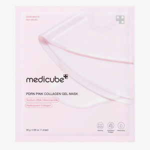 Купить оптом Гидрогелевая маска с коллагеном PDRN Pink Collagen Gel Mask, MEDICUBE - 1 шт
