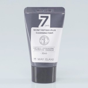 Купить оптом Мини-версия пептидной пенки для умывания May Island 7 Days Secret Peptide 8 Plus Cleansing Foam - 30 мл