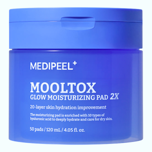 Купить оптом Увлажняющие пилинг-педы Mooltox Glow Moisturizing Pad 2X 120 мл, MEDI-PEEL - 50 шт