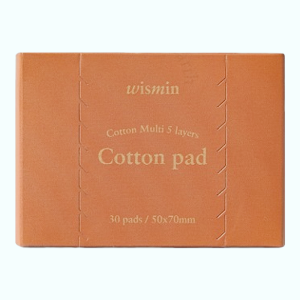 Подушечки косметические хлопковые 5-слойные Cotton Multi 5 Layers Cotton Pad, WISMIN - 30 шт  