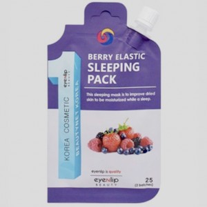 Ночная маска для лица с ягодами Eyenlip BERRY ELASTIC SLEEPING PACK - 25 мл