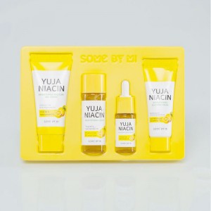 Купить оптом Набор мини-версий средств для осветления кожи лица Some By Mi Yuja Niacin 30 Days Brightening Starter kit - 4 предмета
