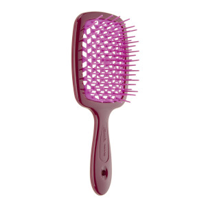 Купить оптом Расческа SUPER BRUSH бургундия с розовым, Janeke