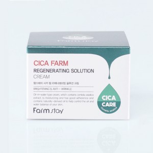 Купить оптом Крем для лица с центеллой FARMSTAY CICA FARM REGENERATING SOLUTION CREAM - 50 мл