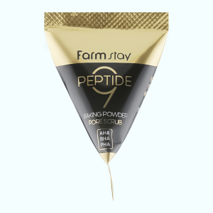 Купить оптом Скраб для лица с пептидами и кислотами Peptide 9 Baking Powder Pore Scrub, FarmStay - 1 шт*7 мл