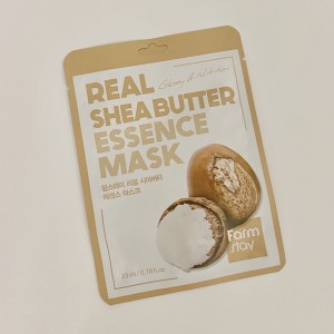 Тканевая маска для лица с карите FARMSTAY REAL SHEA BUTTER ESSENCE MASK - 23 мл