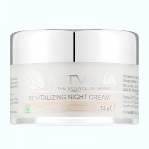Крем для лица ночной восстанавливающий Revitalizing Night Cream with Almond & Palasha, MITVANA - 12 мл
