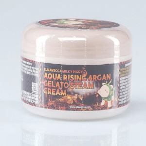 Купить оптом Паровой крем с арганой для лица  Elizavecca Milky Piggy Aqua Rising Argan Gelato Steam Cream - 100 мл