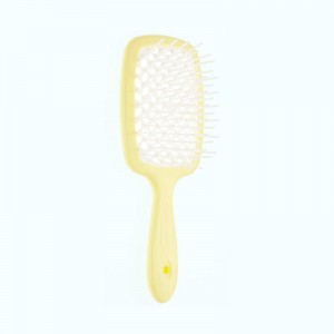 Расческа SMALL SUPER BRUSH Janeke -  желтый с белым 