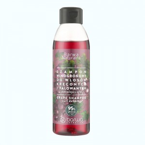 Купить оптом Шампунь для вьющихся волос Виноград, BARWA COSMETICS NATURAL - 300 мл
