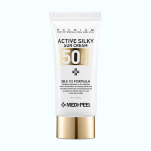 Купить оптом Солнцезащитный крем Active Silky Sun Cream SPF50+, MEDI-PEEL - 50 мл