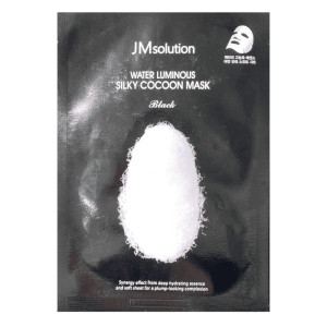купить [JMSOLUTION] Тканевая маска с протеинами кокона шелкопряда Water Luminous Silky Cocoon Mask Black, 1 шт