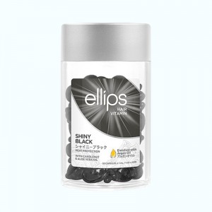 Фото Витамины для волос Ночное сияние с ореховым маслом кукуи и маслом алоэ вера,  ELLIPS (Индонезия)- 50x1мл