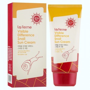 Фото Солнцезащитный крем с экстрактом улитки FarmStay Visible Difference Snail Sun Cream - 70 мл